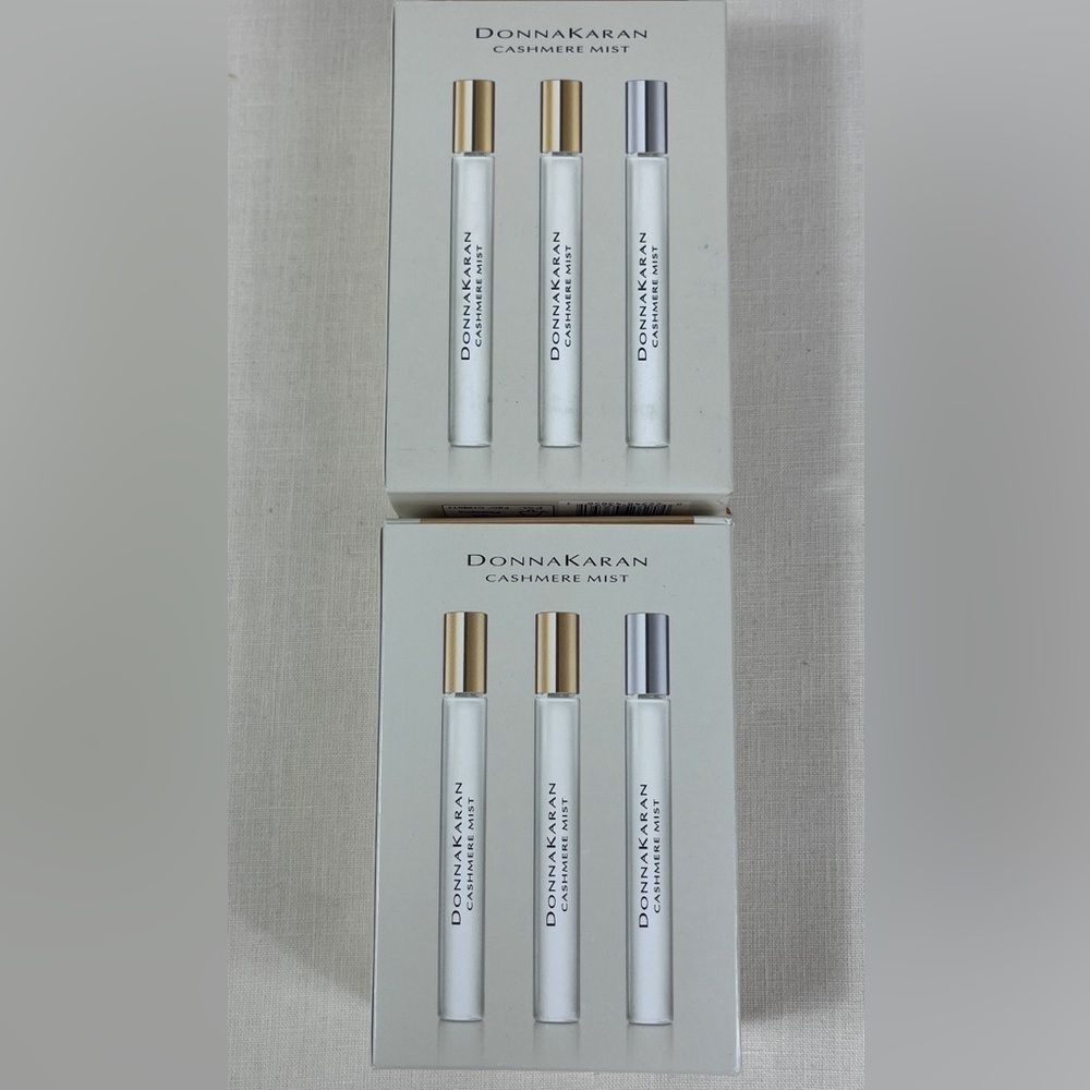 Lot Of 2 Donna Karan 3-Pc Cashmere Mist Purse Spray Holiday Set 10 ml / 0.34 oz